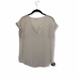 7 avenue design studio SZ M white blouse
